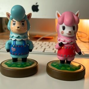 Reese and Cyrus Amiibo Animal Crossing Figures Nintendo Switch